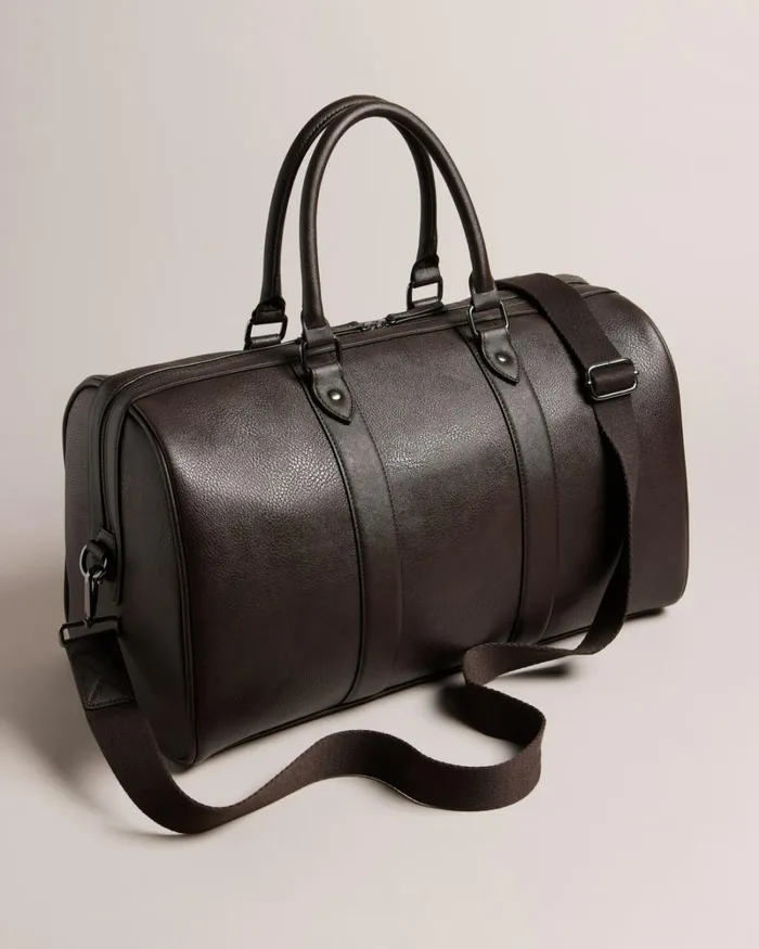 House Check PU Holdall BrownChocolate Men Ted Baker Duffel Bags House Check PU Holdall BrownChocolate Men Ted Baker Duffel Bags