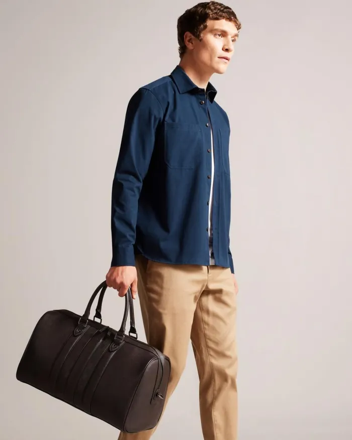 House Check PU Holdall BrownChocolate Men Ted Baker Duffel Bags House Check PU Holdall BrownChocolate Men Ted Baker Duffel Bags