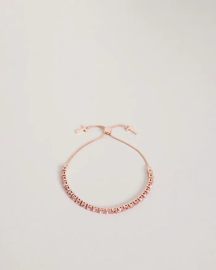 Icon Crystal Slider Bracelet Pink Women Ted Baker Jewelry Icon Crystal Slider Bracelet Pink Women Ted Baker Jewelry