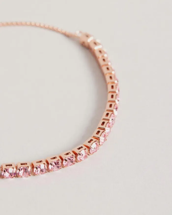 Icon Crystal Slider Bracelet Pink Women Ted Baker Jewelry Icon Crystal Slider Bracelet Pink Women Ted Baker Jewelry