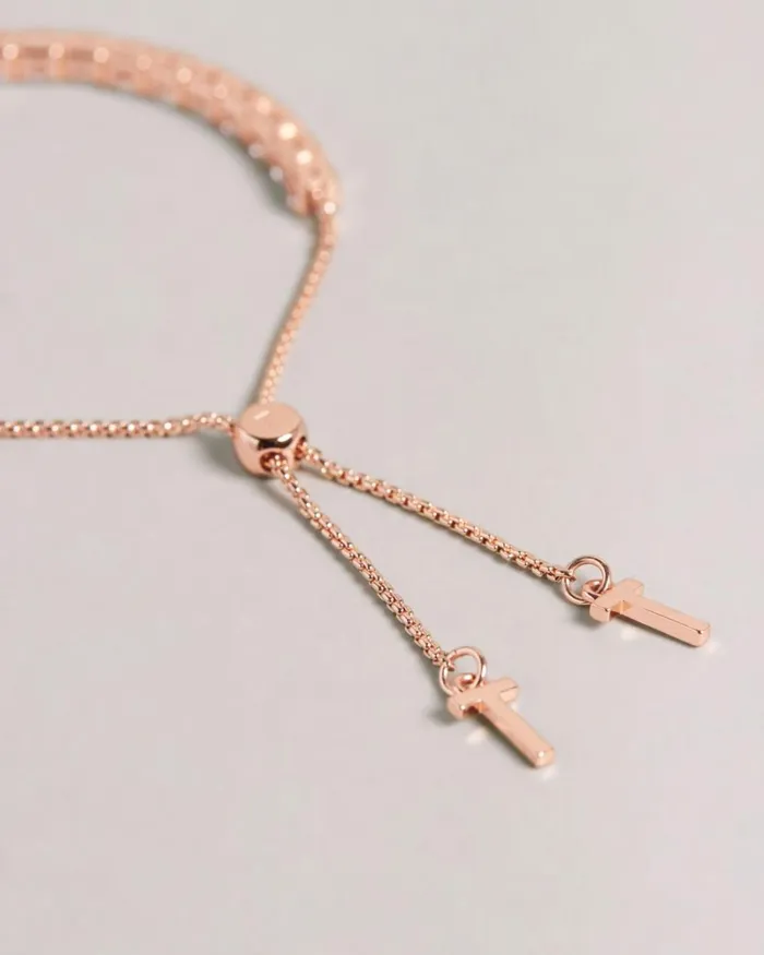 Icon Crystal Slider Bracelet Rosegold Color Women Ted Baker Jewelry Icon Crystal Slider Bracelet Rosegold Color Women Ted Baker Jewelry