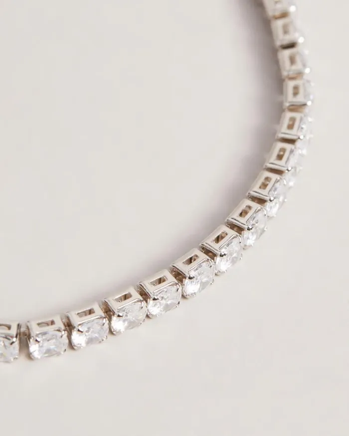Icon Crystal Slider Bracelet Silver Color Women Ted Baker Jewelry Icon Crystal Slider Bracelet Silver Color Women Ted Baker Jewelry