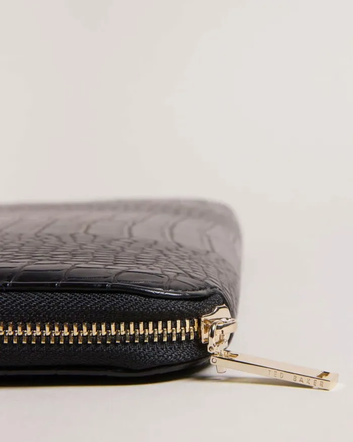 Imitation Croc 13x27 Laptop Case Black Women Ted Baker Bags Imitation Croc 13x27 Laptop Case Black Women Ted Baker Bags