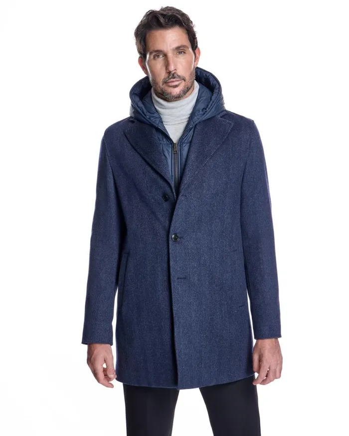 Jackets Men039s Maximilian Hooded Wool Jacket