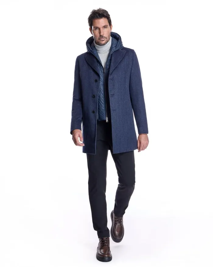 Jackets Men039s Maximilian Hooded Wool Jacket