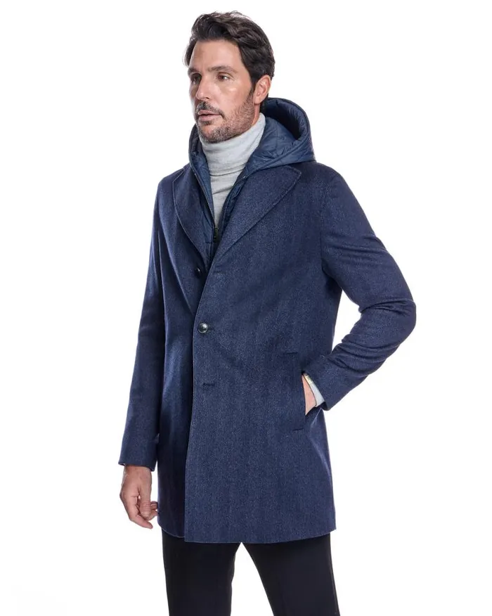 Jackets Men039s Maximilian Hooded Wool Jacket