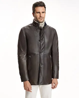 Jackets Men039s Maximilian Reversible Leather and Nylon Jacket