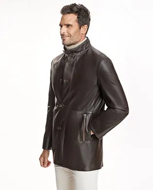 Jackets Men039s Maximilian Reversible Leather and Nylon Jacket