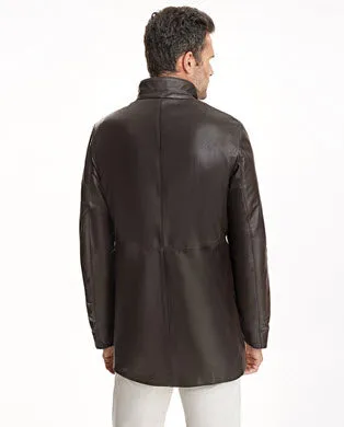 Jackets Men039s Maximilian Reversible Leather and Nylon Jacket