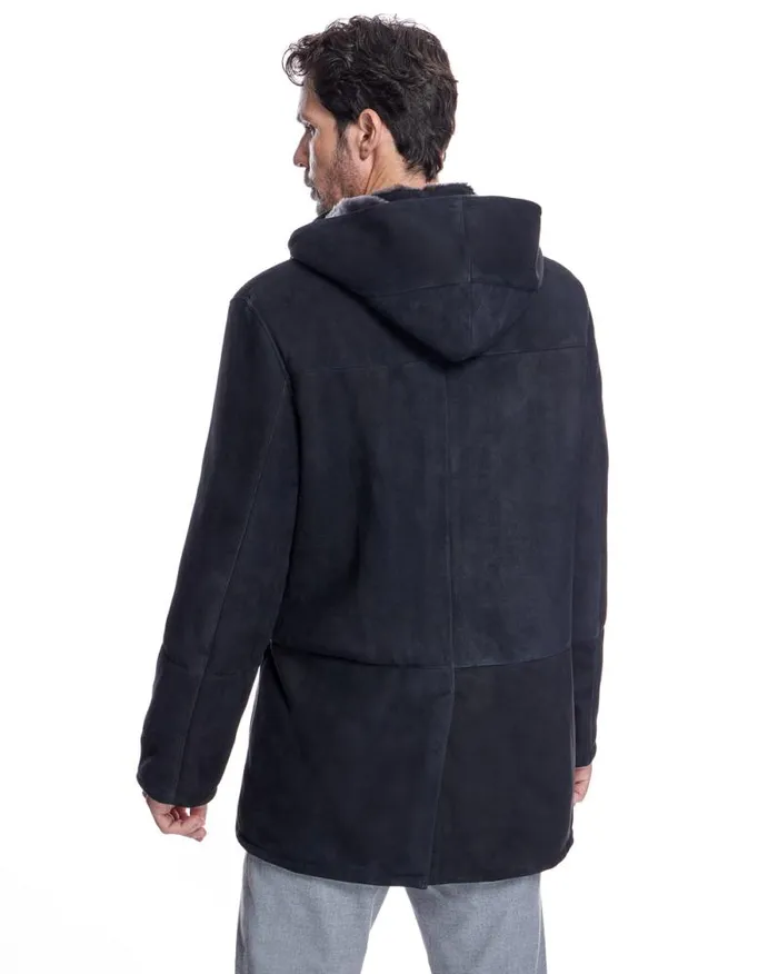 Jackets Men039s Maximilian Shearling Hooded Coat