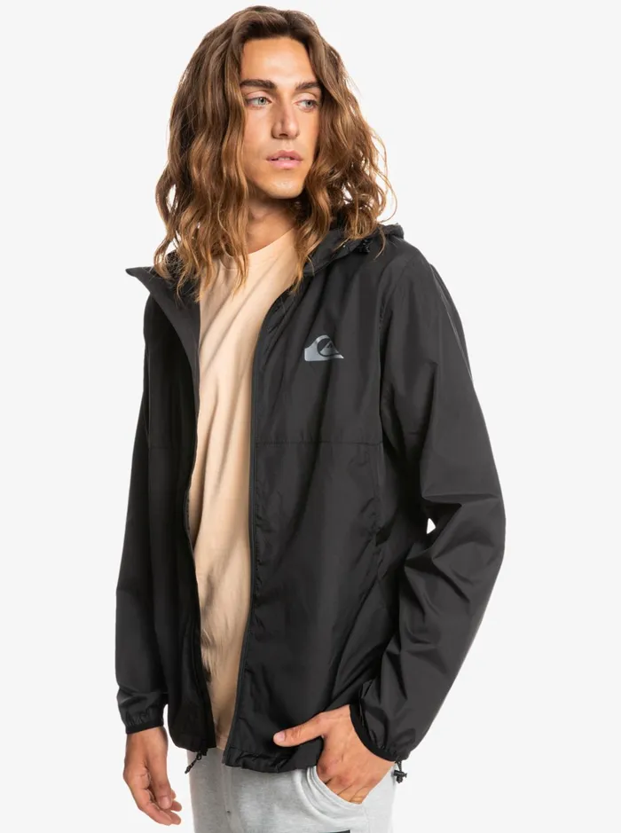 Jackets Men Quiksilver Everyday Windbreaker Jacket Black Jackets Men Quiksilver Everyday Windbreaker Jacket Black