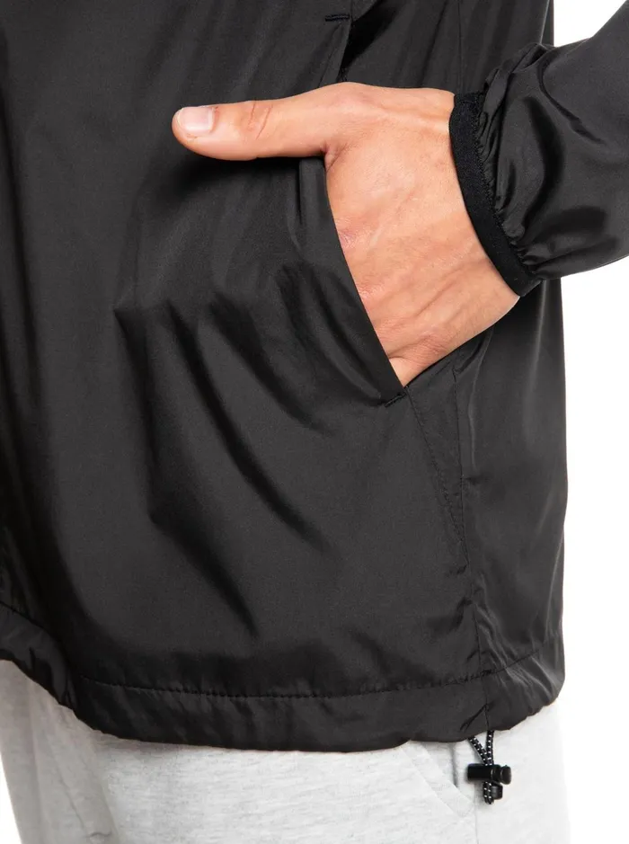 Jackets Men Quiksilver Everyday Windbreaker Jacket Black Jackets Men Quiksilver Everyday Windbreaker Jacket Black