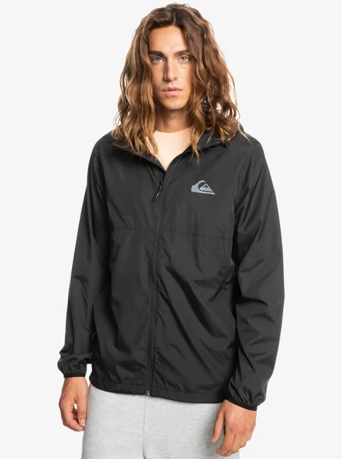 Jackets Men Quiksilver Everyday Windbreaker Jacket Black Jackets Men Quiksilver Everyday Windbreaker Jacket Black