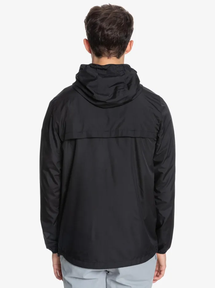 Jackets Men Quiksilver Everyday Windbreaker Jacket Black Jackets Men Quiksilver Everyday Windbreaker Jacket Black