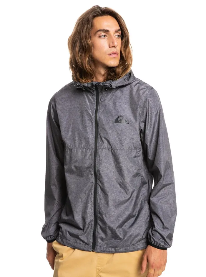 Jackets Men Quiksilver Everyday Windbreaker Jacket Dark Grey Heather Jackets Men Quiksilver Everyday Windbreaker Jacket Dark Grey Heather