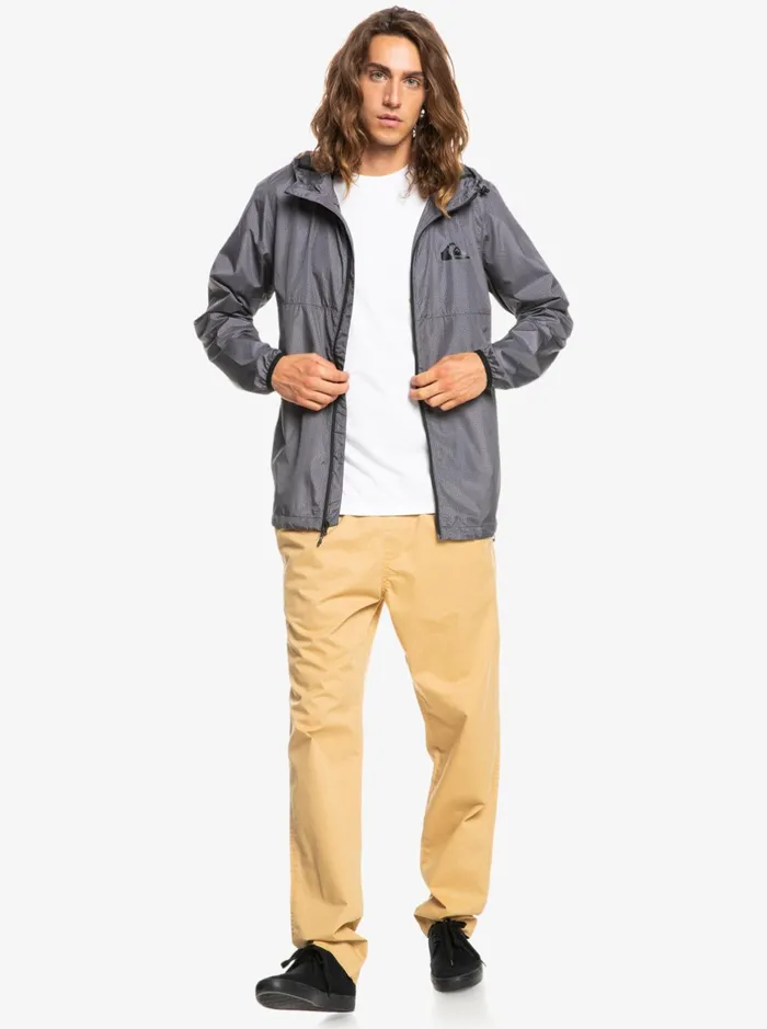 Jackets Men Quiksilver Everyday Windbreaker Jacket Dark Grey Heather Jackets Men Quiksilver Everyday Windbreaker Jacket Dark Grey Heather