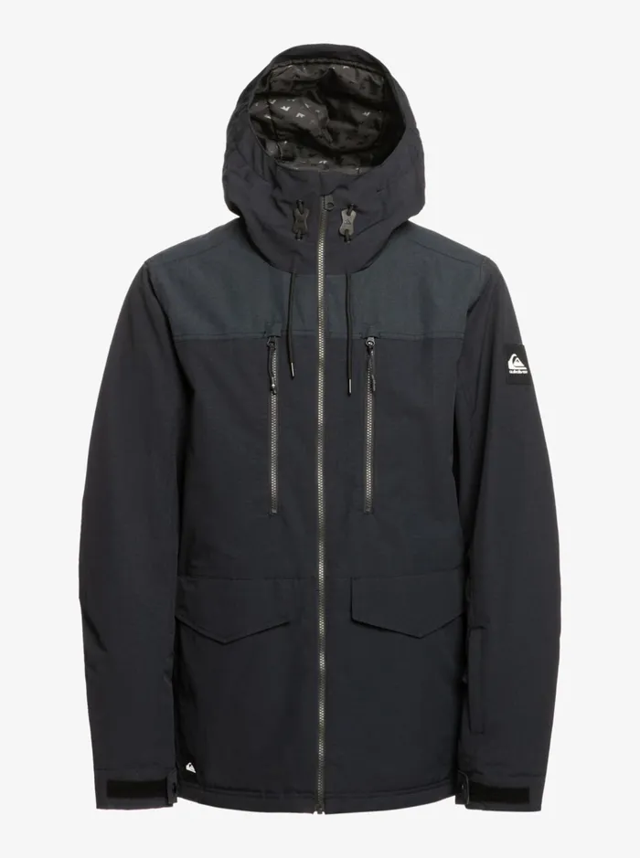 Jackets Men Quiksilver Fairbanks Technical Snow Jacket True Black