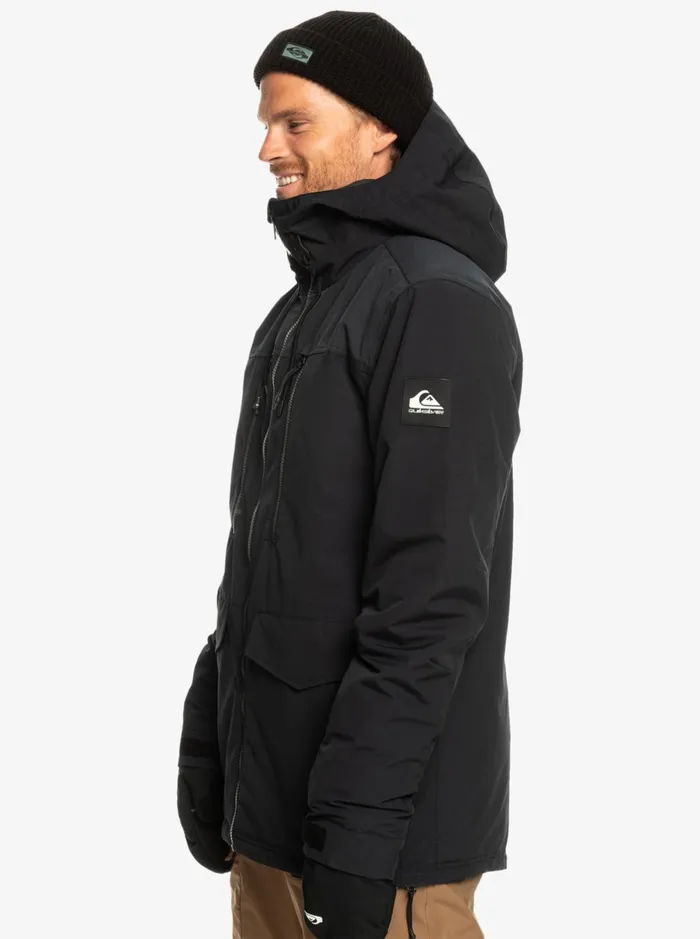 Jackets Men Quiksilver Fairbanks Technical Snow Jacket True Black