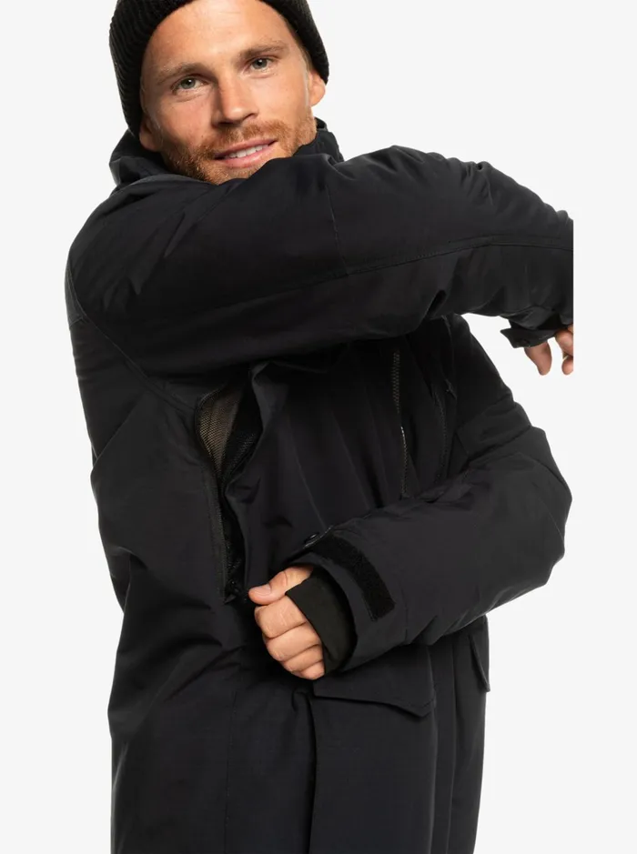 Jackets Men Quiksilver Fairbanks Technical Snow Jacket True Black