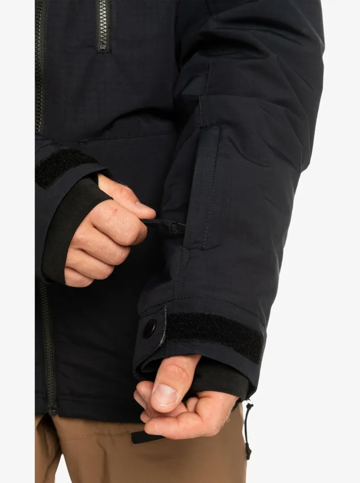 Jackets Men Quiksilver Fairbanks Technical Snow Jacket True Black