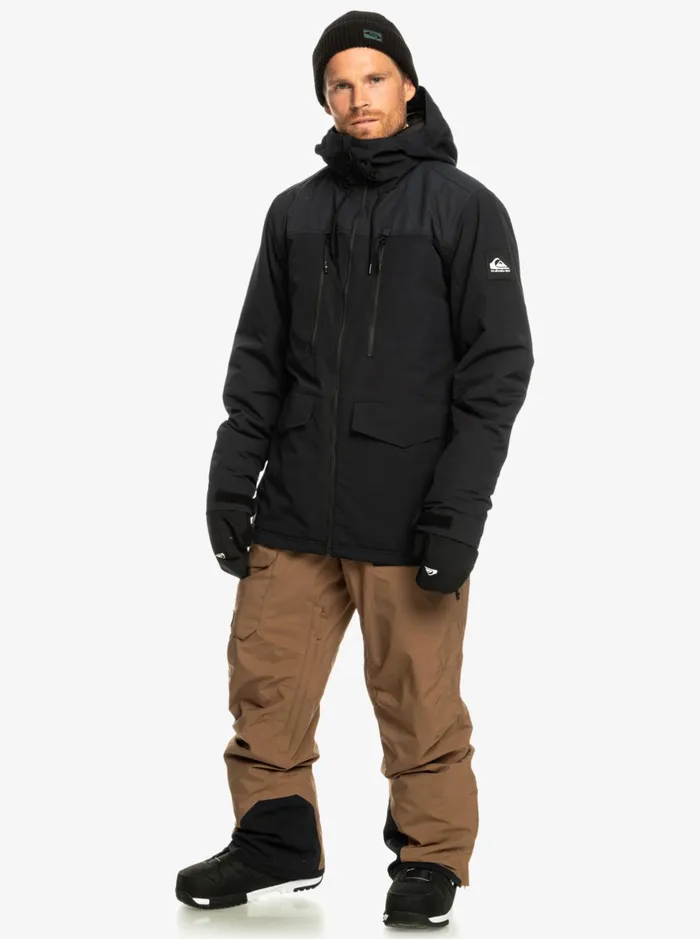 Jackets Men Quiksilver Fairbanks Technical Snow Jacket True Black