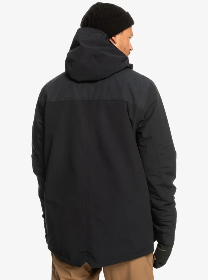 Jackets Men Quiksilver Fairbanks Technical Snow Jacket True Black