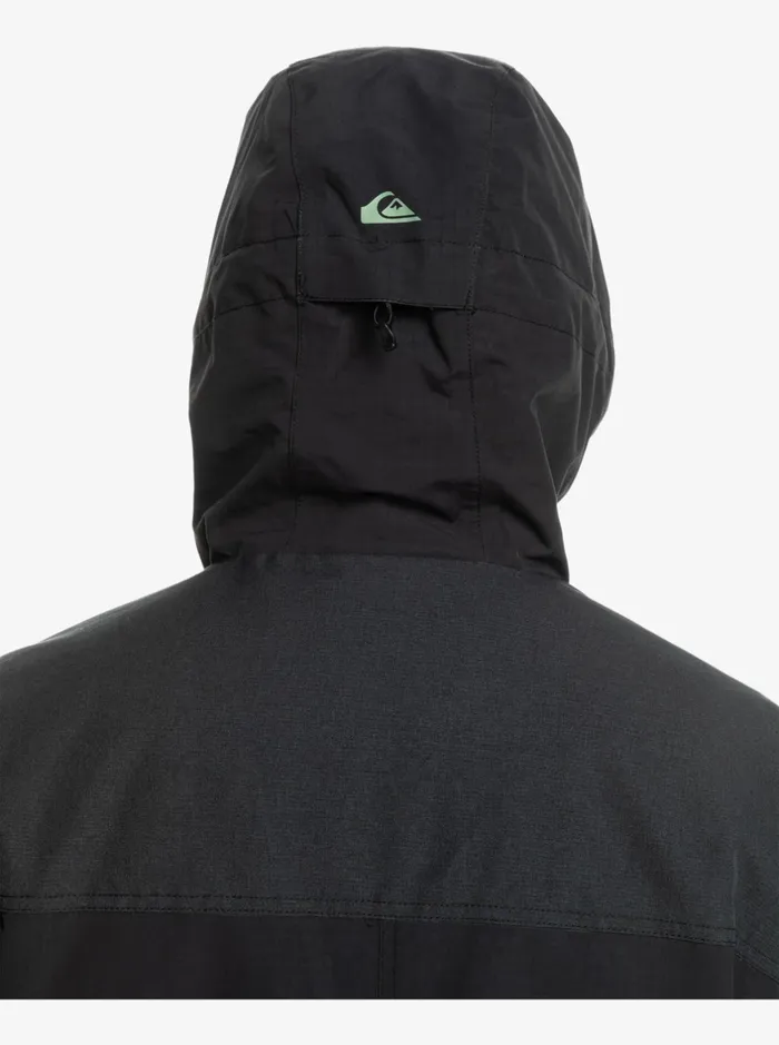 Jackets Men Quiksilver Fairbanks Technical Snow Jacket True Black