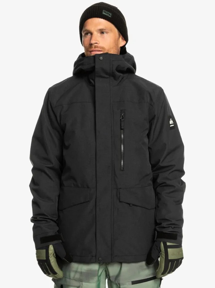 Jackets Men Quiksilver Mission 3In1 Technical Snow Jacket True Black