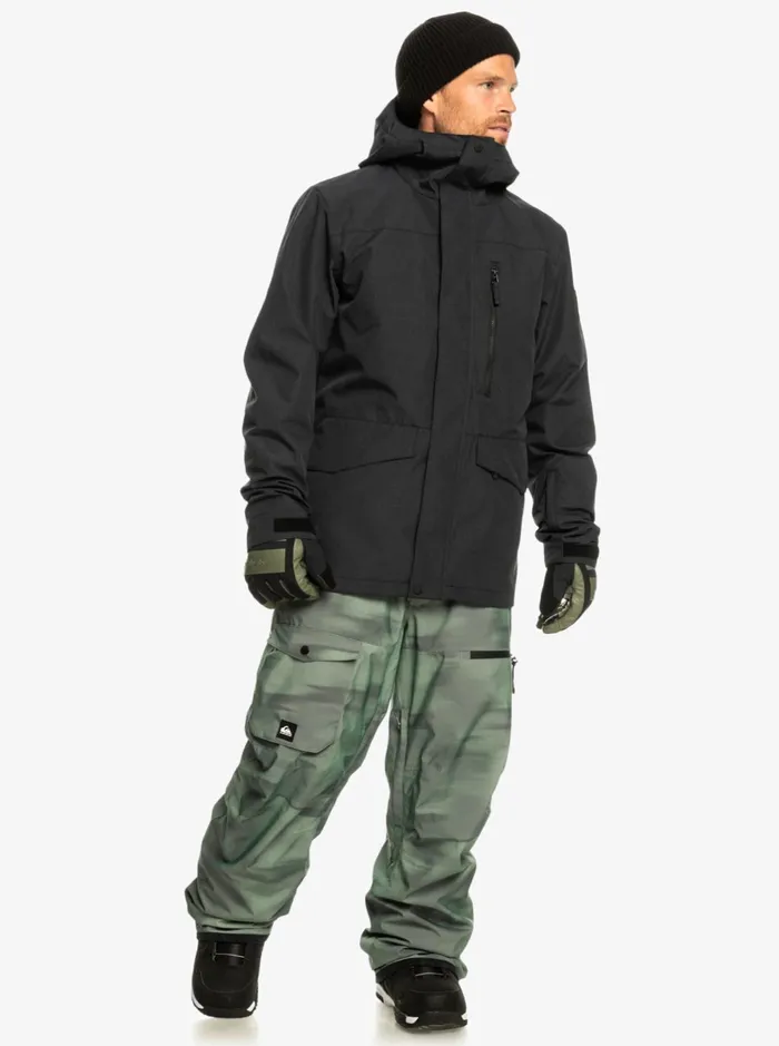 Jackets Men Quiksilver Mission 3In1 Technical Snow Jacket True Black