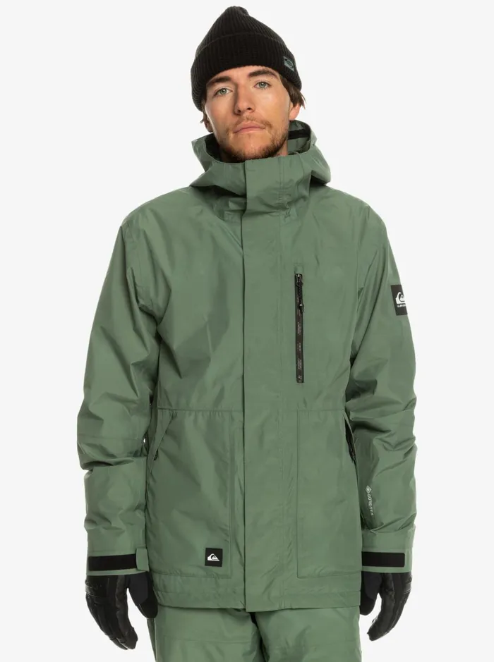Jackets Men Quiksilver Mission GoreTex Snow Jacket Laurel Wreath
