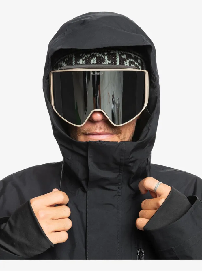 Jackets Men Quiksilver Mission GoreTex Snow Jacket True Black Jackets Men Quiksilver Mission GoreTex Snow Jacket True Black