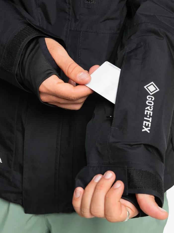 Jackets Men Quiksilver Mission GoreTex Snow Jacket True Black Jackets Men Quiksilver Mission GoreTex Snow Jacket True Black