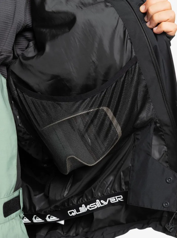 Jackets Men Quiksilver Mission GoreTex Snow Jacket True Black Jackets Men Quiksilver Mission GoreTex Snow Jacket True Black
