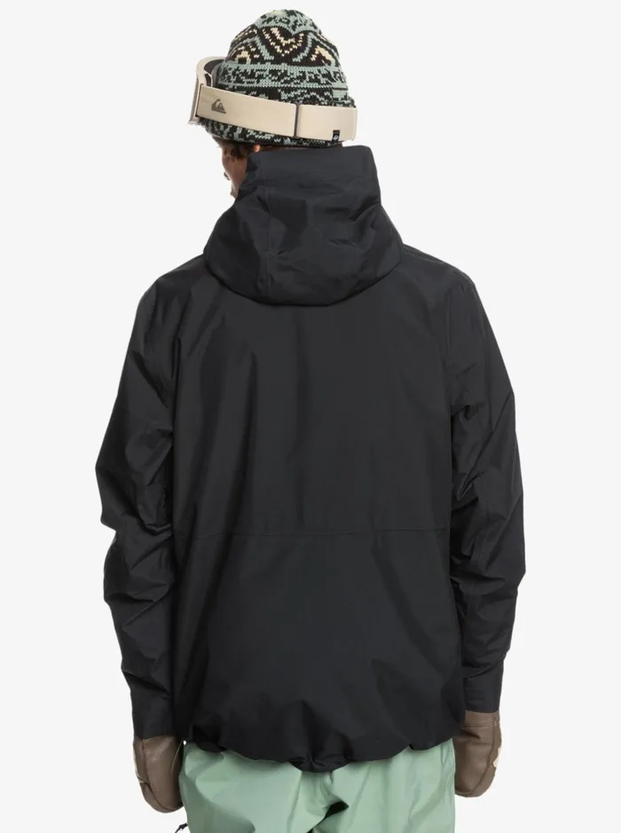 Jackets Men Quiksilver Mission GoreTex Snow Jacket True Black Jackets Men Quiksilver Mission GoreTex Snow Jacket True Black