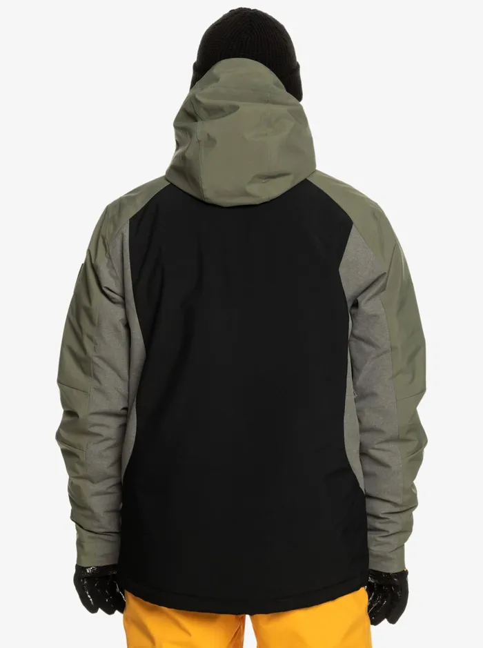 Jackets Men Quiksilver Mission Plus Technical Snow Jacket True Black