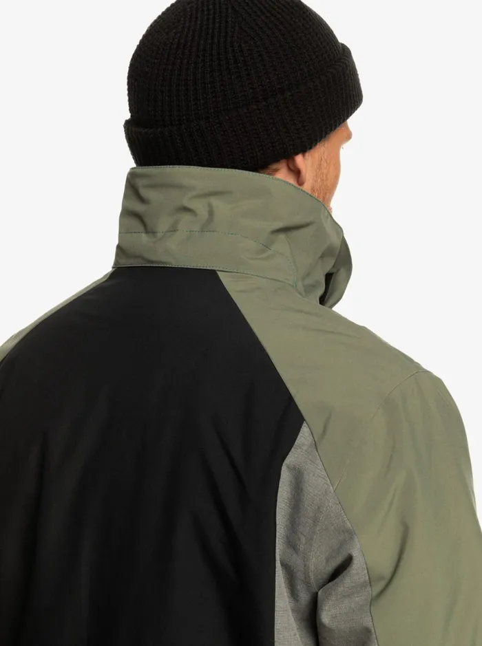 Jackets Men Quiksilver Mission Plus Technical Snow Jacket True Black