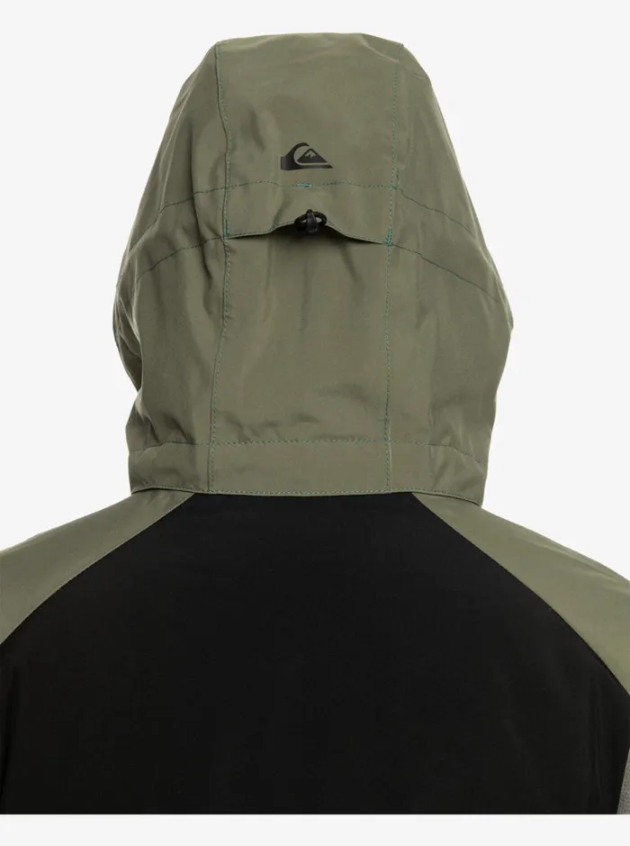 Jackets Men Quiksilver Mission Plus Technical Snow Jacket True Black