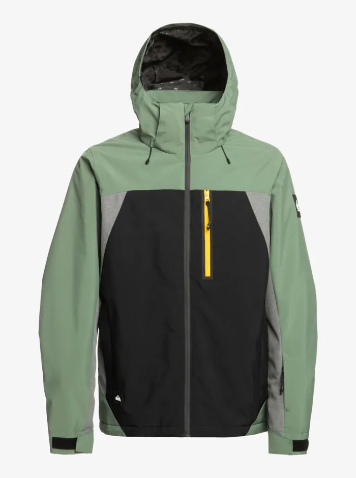 Jackets Men Quiksilver Mission Plus Technical Snow Jacket True Black