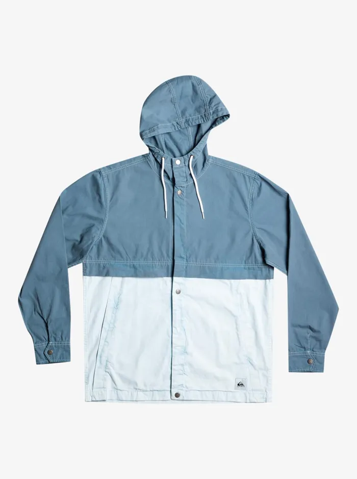 Jackets Men Quiksilver Natural Surf Hooded Jacket Bering Sea