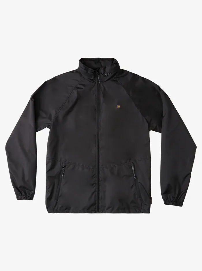 Jackets Men Quiksilver Waterman Shell Shock WaterResistant Lightweight Mini Ripstop Windbreaker Black Jackets Men Quiksilver Waterman Shell Shock WaterResistant Lightweight Mini Ripstop Windbreaker Black