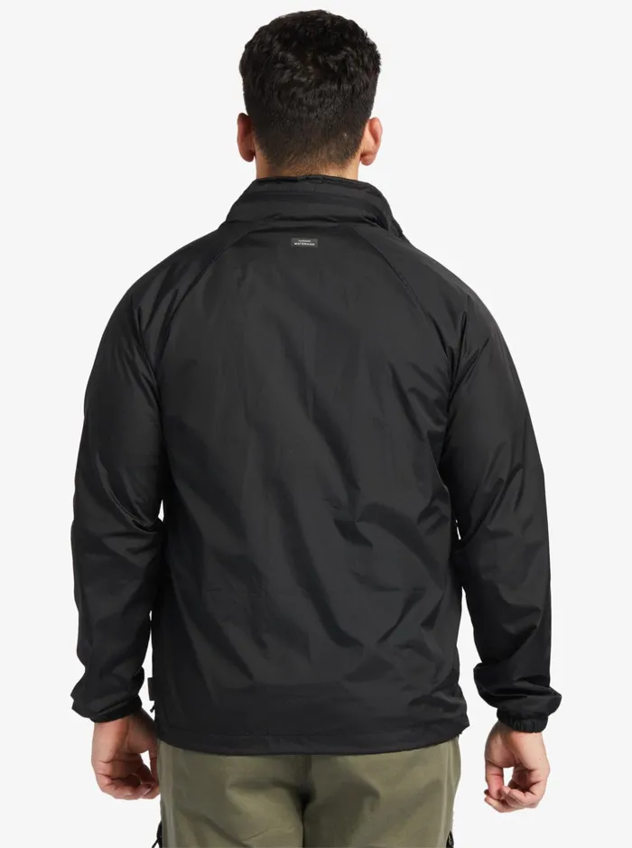 Jackets Men Quiksilver Waterman Shell Shock WaterResistant Lightweight Mini Ripstop Windbreaker Black Jackets Men Quiksilver Waterman Shell Shock WaterResistant Lightweight Mini Ripstop Windbreaker Black
