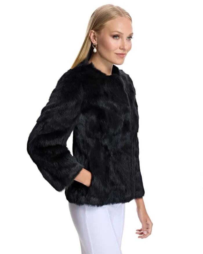 Jackets Women039s Maximilian Collarless Rabbit Jacket
