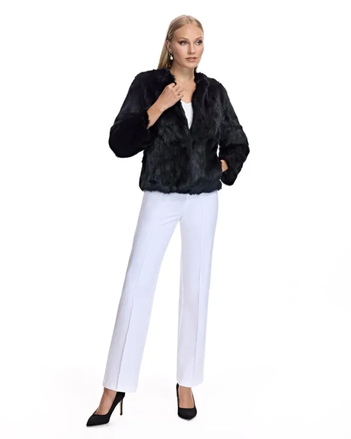 Jackets Women039s Maximilian Collarless Rabbit Jacket
