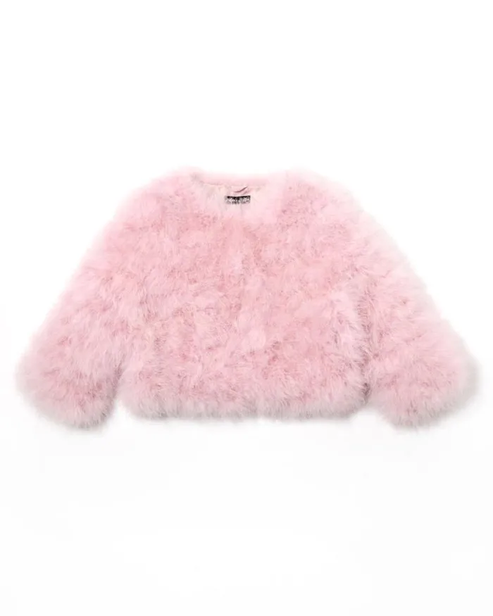 Jackets Women039s Maximilian Cropped Feather Bolero