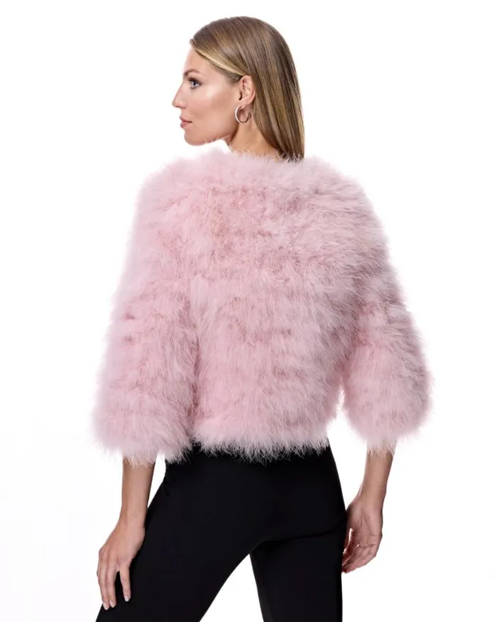 Jackets Women039s Maximilian Cropped Feather Bolero
