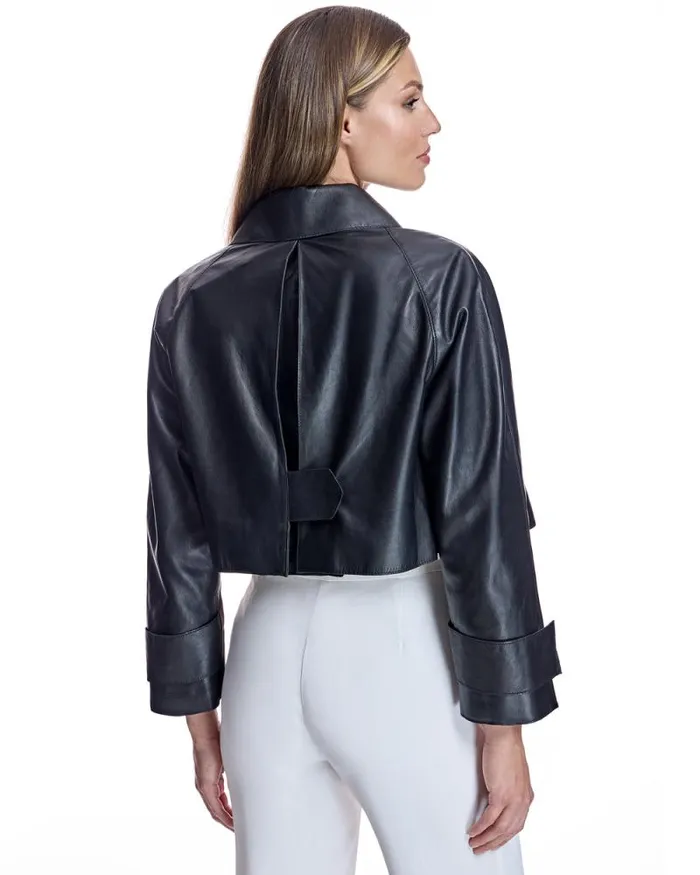 Jackets Women039s Maximilian Cropped Leather Jacket