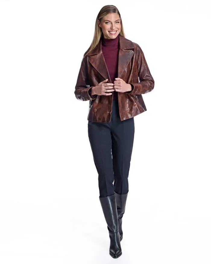 Jackets Women039s Maximilian Distressed Leather Jacket