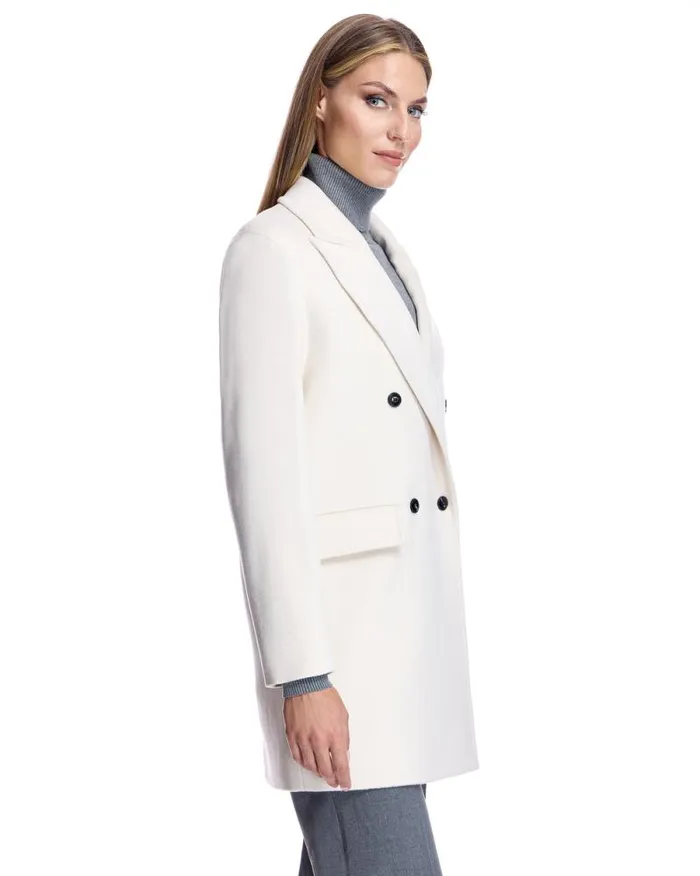 Jackets Women039s Maximilian Double Breasted Wool Blend Coat