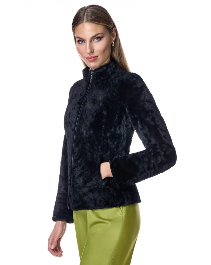 Jackets Women039s Maximilian Fitted Shearling Jacket