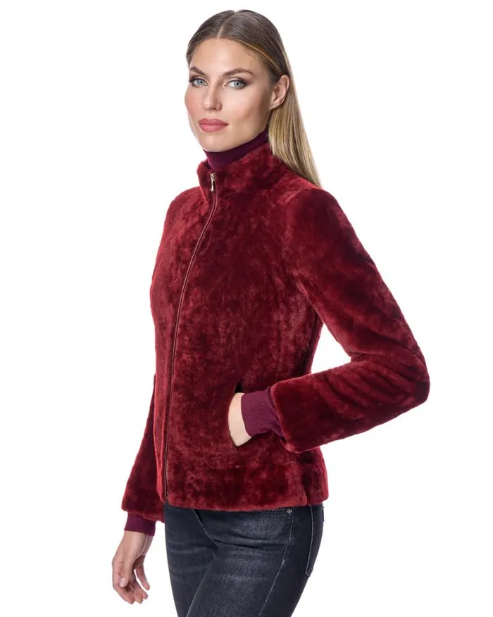 Jackets Women039s Maximilian Fitted Shearling Jacket